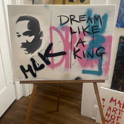 Martin Luther King MLK POP ART Painting 