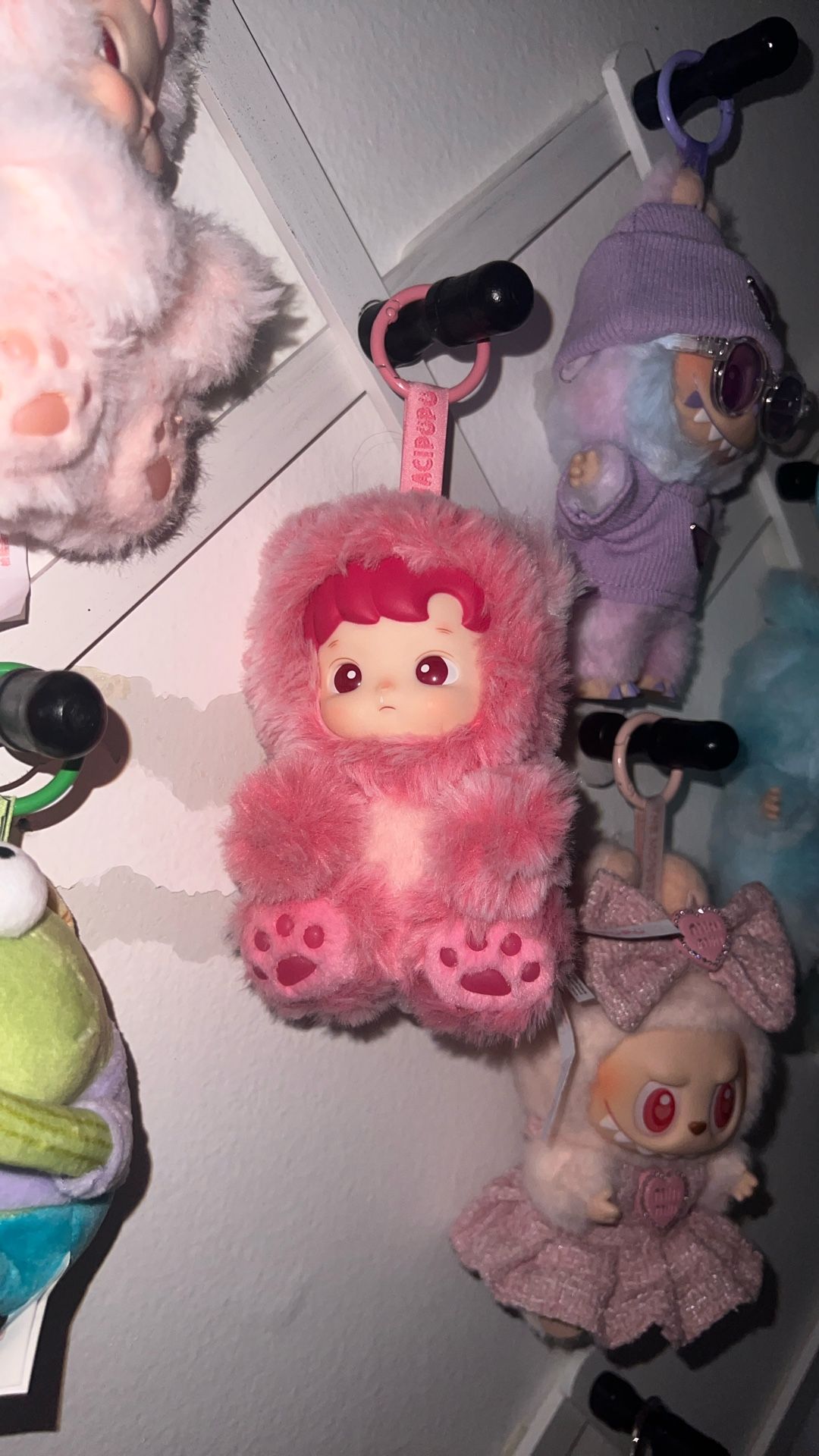 hacipupu cherry plush pendant 