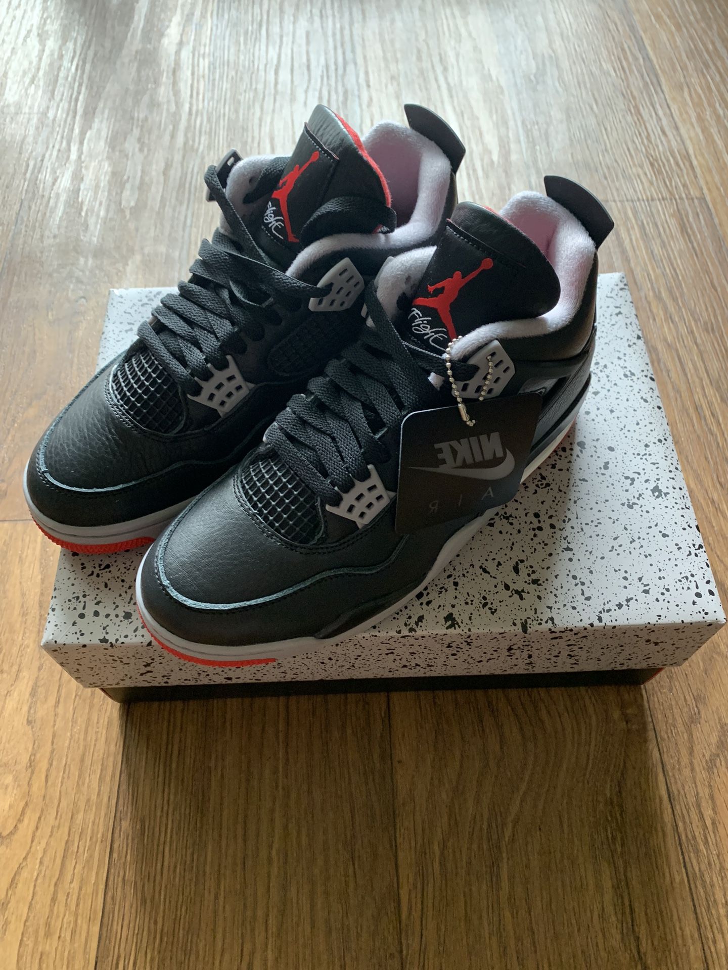 Jordan 4 Bred Reimagined Size 8M 