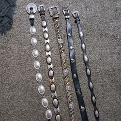 Tony Lama And Silver Creek Belts