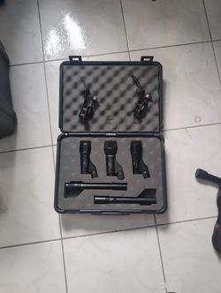 5pc Microphone Set For Recording Drums
