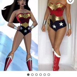 Wonder Woman Costume & Boots