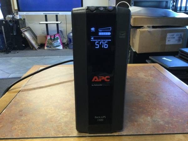 APC UPS 1500VA UPS Battery Backup and Surge Protector, BX1500M