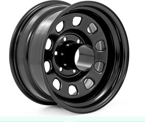 Rough Country 17x9 Gray Steel Wheel - 6x5.5, 12mm Offset, Off-Road Rim For Trucks & Jeeps