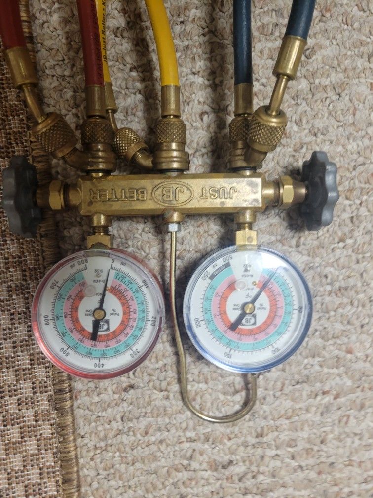 JB Hvac Refrigerant Manifold Guages