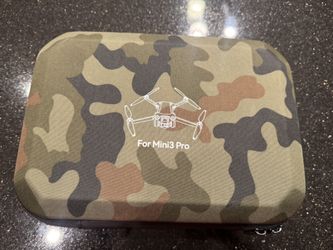 DJI Mini 3 Pro/3 Drone Hard Case Accessory (Case Only). Mini 3 / Mini 3 Pro Case RC, Compact Small PU Waterproof Carrying Case with Shoulder for DJI M