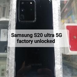 Samsung S20 ULTRA 5G FACTORY UNLOCKED 