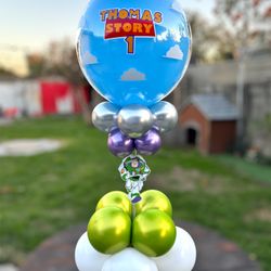 You Story Balloon Centerpieces 