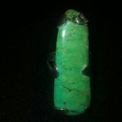 Turquoises Ring. Sterling silver. Real Ring