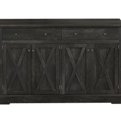Assembled New Sideboard Buffet Storage Cabinet 