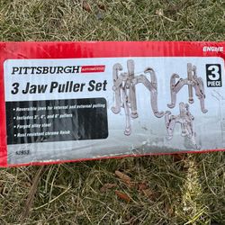 PITTSBURGH 3-Jaw Puller Set, 3-Piece