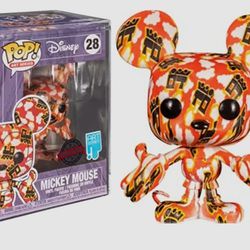 Funko Pop Art Series Exclusive Mickey Mouse 