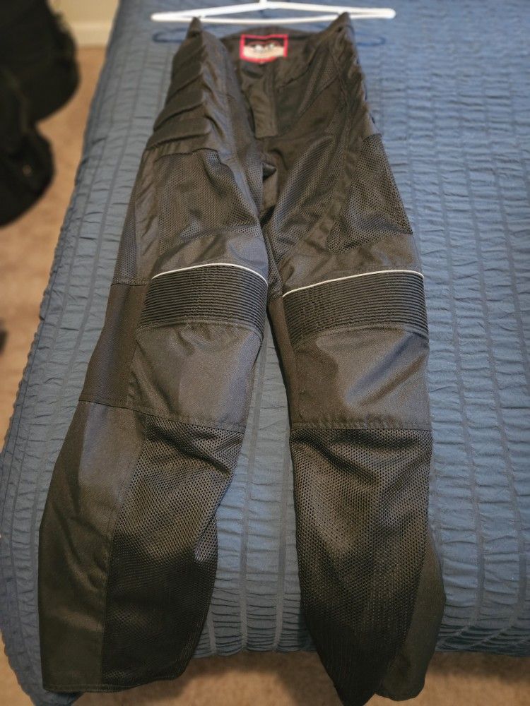 BILT BLM Black Mesh Motorcycle Pants for men 30