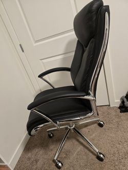 Crome Black Office Chair