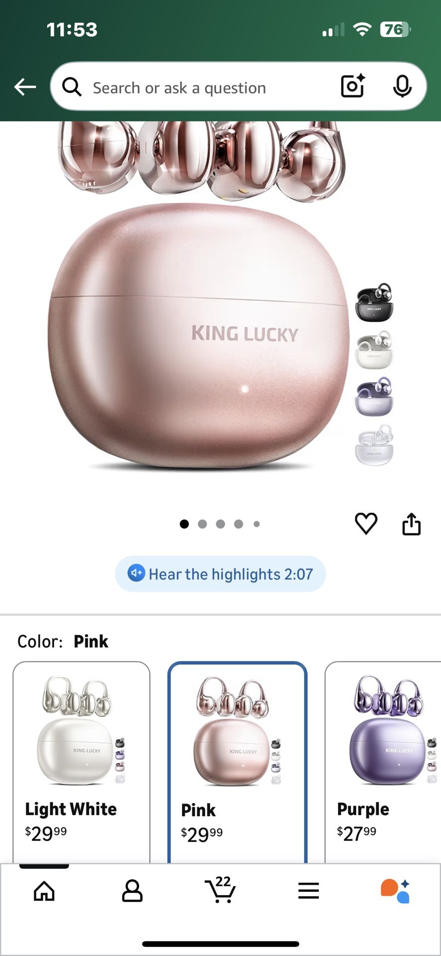 Bluetooth headphones