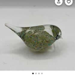 Norway Sweden Blown Glass Paper Weight Randsfjordglas$20