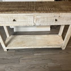 Wooden Gall Console Table 