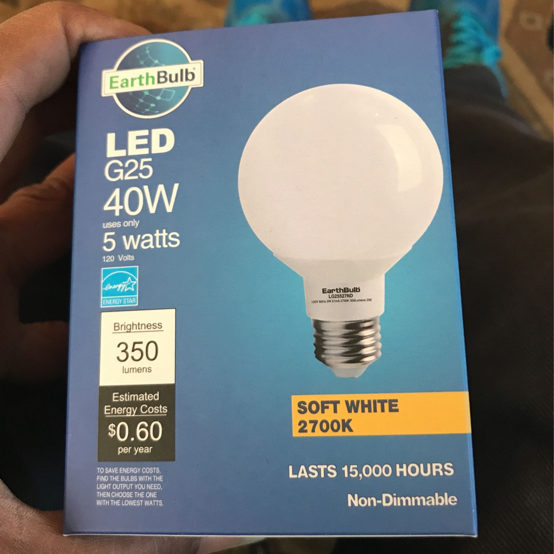 Earth Bulbs 4 Boxes . 10 Dollars Each Box