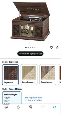 VICTROLA QUINCY VINYL