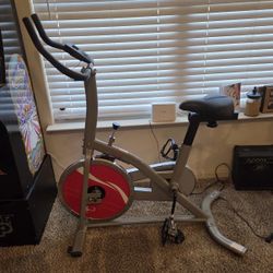 Sunny Health & Fitness Indoor Cycling Exercise Bike with LCD Monitor SF-B1203