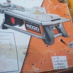 Ridgid Table Wet Saw Tile 7in