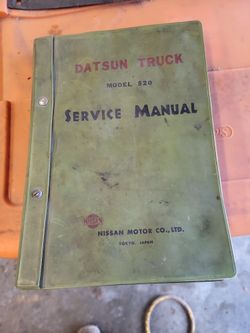 Datsun Pickup Manual