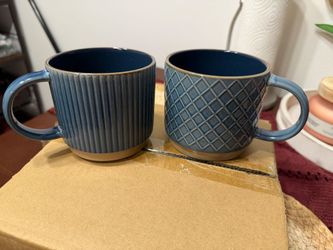 GBhome 15OZ Stackable Coffee Mugs, Ceramic Coffee Cups