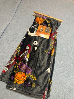 Disney Nightmare Before Christmas Plush Throw Blanket 🎃🖤