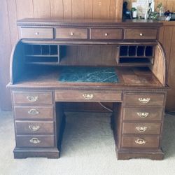 Roll Top Desk Wood