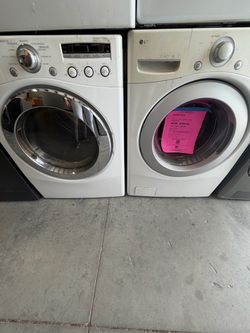 LG Front Load Washer and Dryer Set pick up only