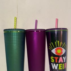 3 Starbucks Tumblers 