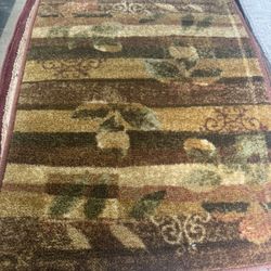 Flowers Hallway Rug Brand New 
