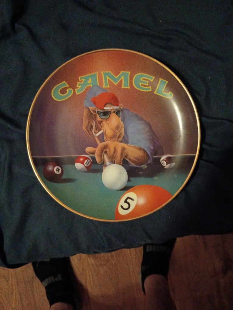 Camel Joe Pool Collector Plate ,