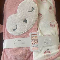 Baby Girl Bath Towels