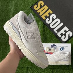 New Balance 550 “Aime Leon Dore White Leather” (Size 8.5)