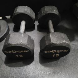 15lbs Dumbells Weights 