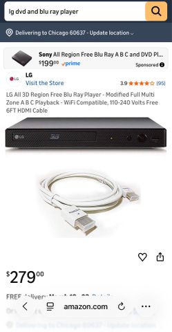 Lg Blu-Ray DVD Player