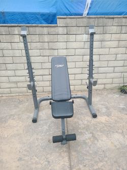 Squat rack and bench both for $100
