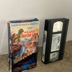 LAND BEFORE TIME VHS