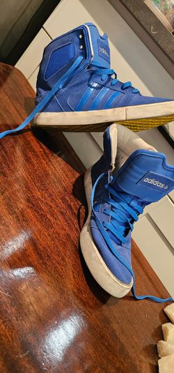 Retro Adidas NEO Label Men’s Size 9.5 US Blue Suede Basketball Sneakers 2013 Use