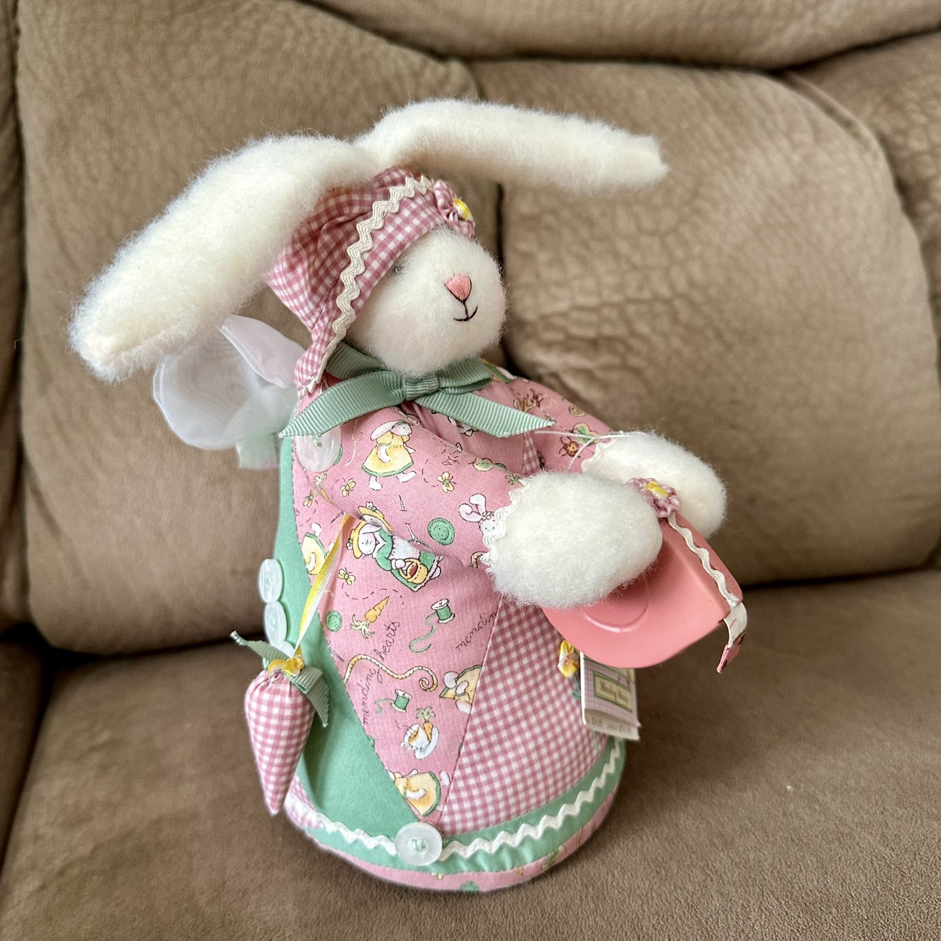 Bunnies By The Bay Sewing Pin Cushion Music Box