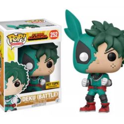 Funko POP! Animation: My Hero Academia - Deku Battle (Hot Topic) #252