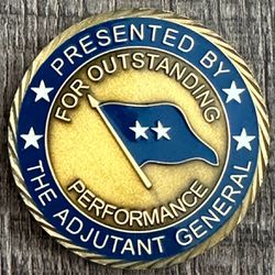 Major General Washington Military Department Military Challenge Coin