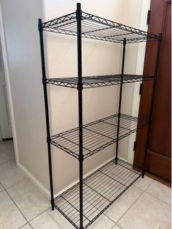 Black Storage Shelves