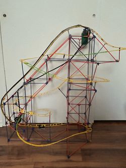 Knex frenzy motorized roller coaster