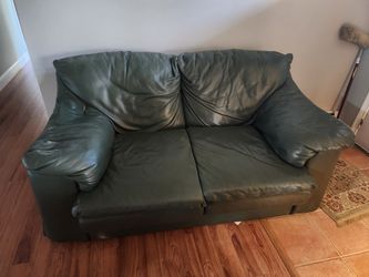 Leather Loveseat