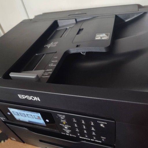 New Condition Epson Workforce 7840 Wide 13X19 Format Printer, It Prints Double Sided, Copier, Fax