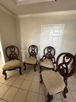 Wooden Chairs (Set of 4)