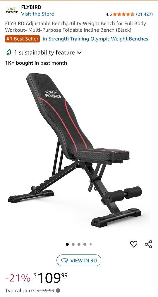 Weight Bench - Brand New In Box
