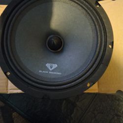 New Pair Of Black Diamond 6.5 Loudspeakers 